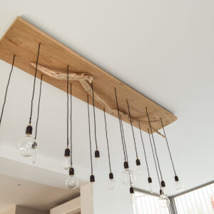 Multi light wooden Chandelier